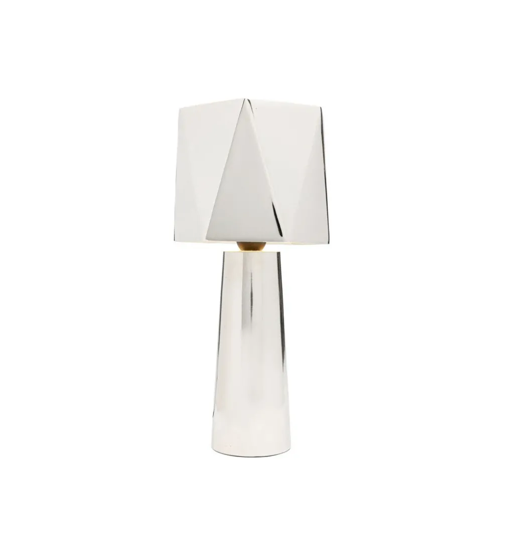 Lampa stołowa BOLLIE 33 cm czerwona