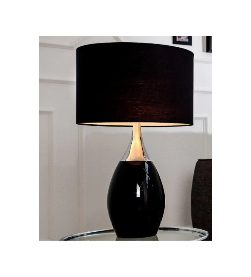Lampa stołowa Carla 60 cm czarna