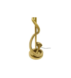 Lampa stołowa COBRA 110 cm czarna złota