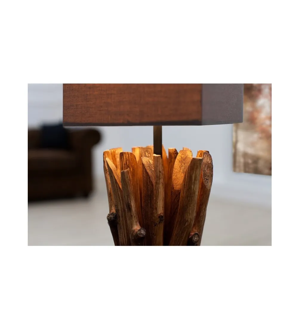 Lampa stołowa Driftwood Euphoria taupe