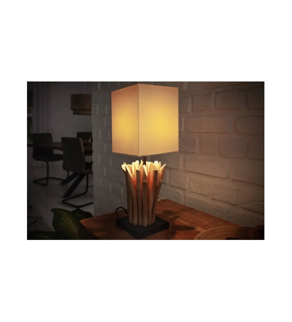 Lampa Stołowa Driftwood Euphoria biała