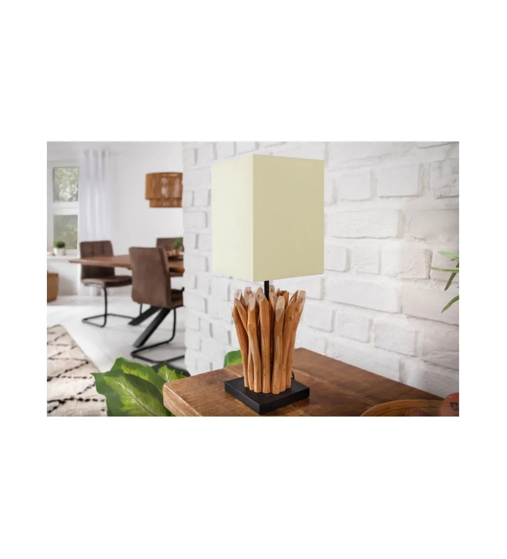 Lampa Stołowa Driftwood Euphoria biała