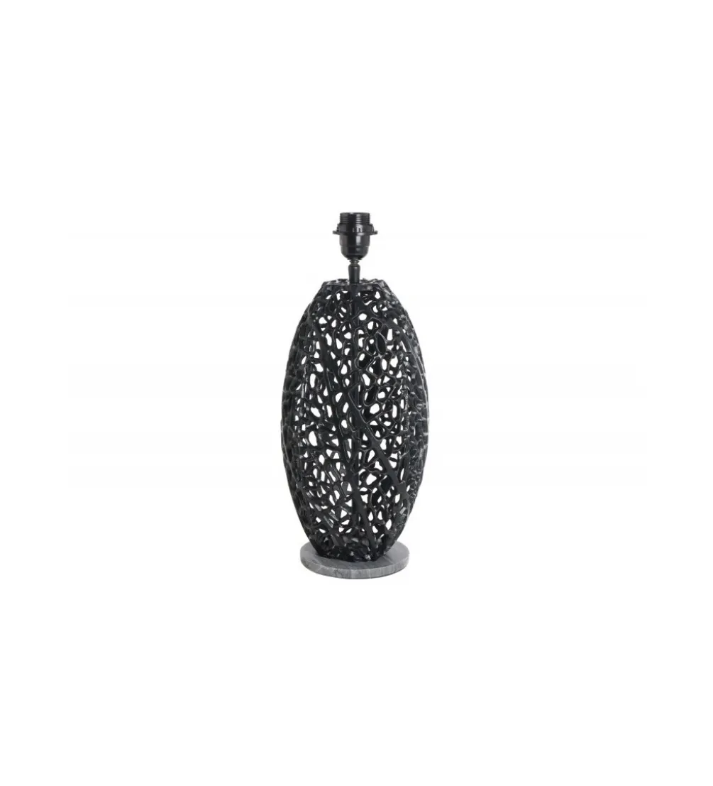 Lampa stołowa FLANK 40 cm czarna