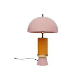 Lampa stołowa JOSY 51 cm różowa