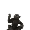 Lampa stołowa MAŁPKA 33 cm czarna