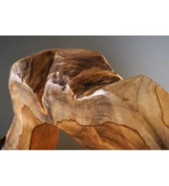 Lampa stołowa MIKO 55 cm drewno teak