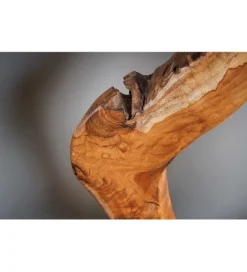 Lampa stołowa MIKO 55 cm drewno teak