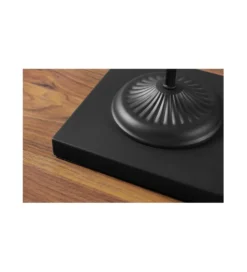 Lampa stołowa Papuga 35 cm czarno turkusowa