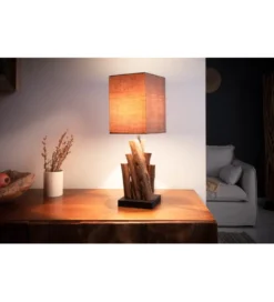 Lampa stołowa Pure Nature brązowa
