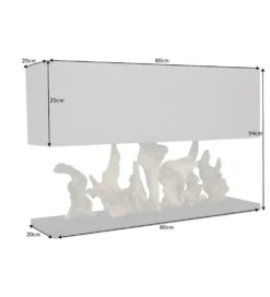 Lampa stołowa PureUnique 80 cm beżowa