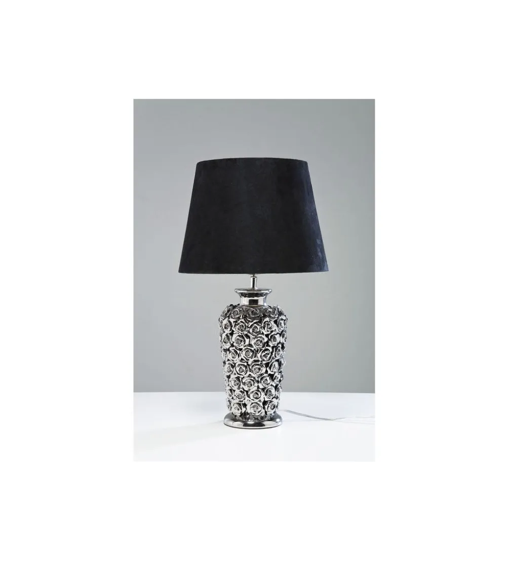 Lampa stołowa ROSE srebrna