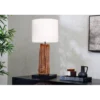 Lampa stołowa ROUSILIQUE 60 cm drewno dryfujące