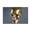 Lampa stołowa SKULL 40 cm złota