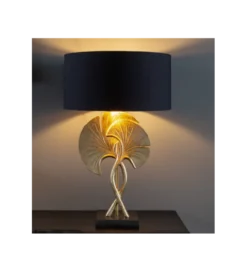 Lampa stołowa SORIA 40 cm czarno złota