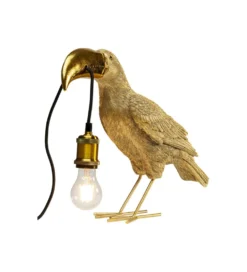 Lampa stołowa TOUCAN 42 cm złota
