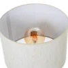 Lampa stołowa VENUS ceramika szara