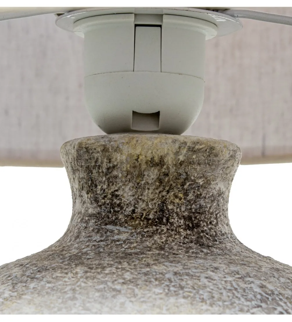 Lampa stołowa VENUS ceramika szara