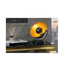 Lampa Studio 40cm Czarno Złota