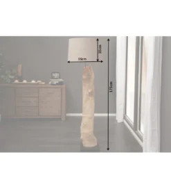 Lampa Treibholz Rousilique beżowa