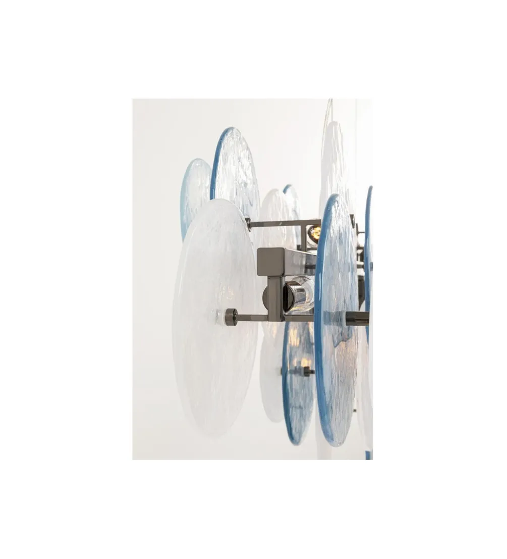 Lampa wisząca AQUAMARINE 121 cm chromowana