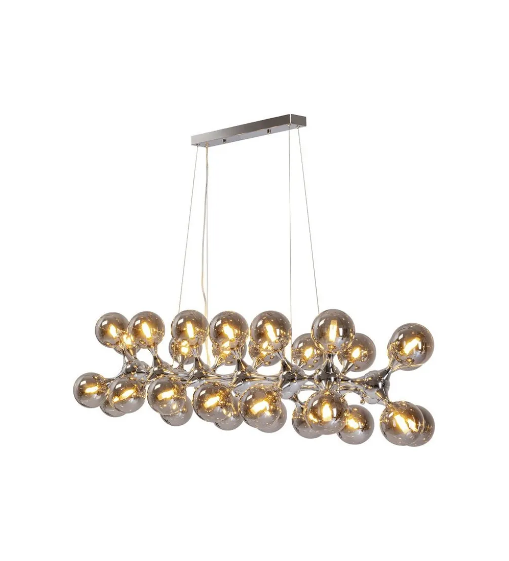 Lampa wisząca ATOMIC BALLS 140 cm złota