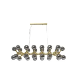 Lampa wisząca ATOMIC BALLS 140 cm złota