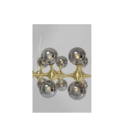 Lampa wisząca ATOMIC BALLS 140 cm złota