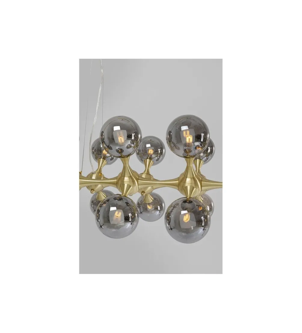 Lampa wisząca ATOMIC BALLS 140 cm złota