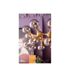 Lampa wisząca ATOMIC BALLS 74 cm złota