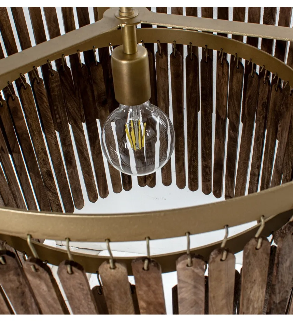 Lampa wisząca BATERA 60 cm naturalna
