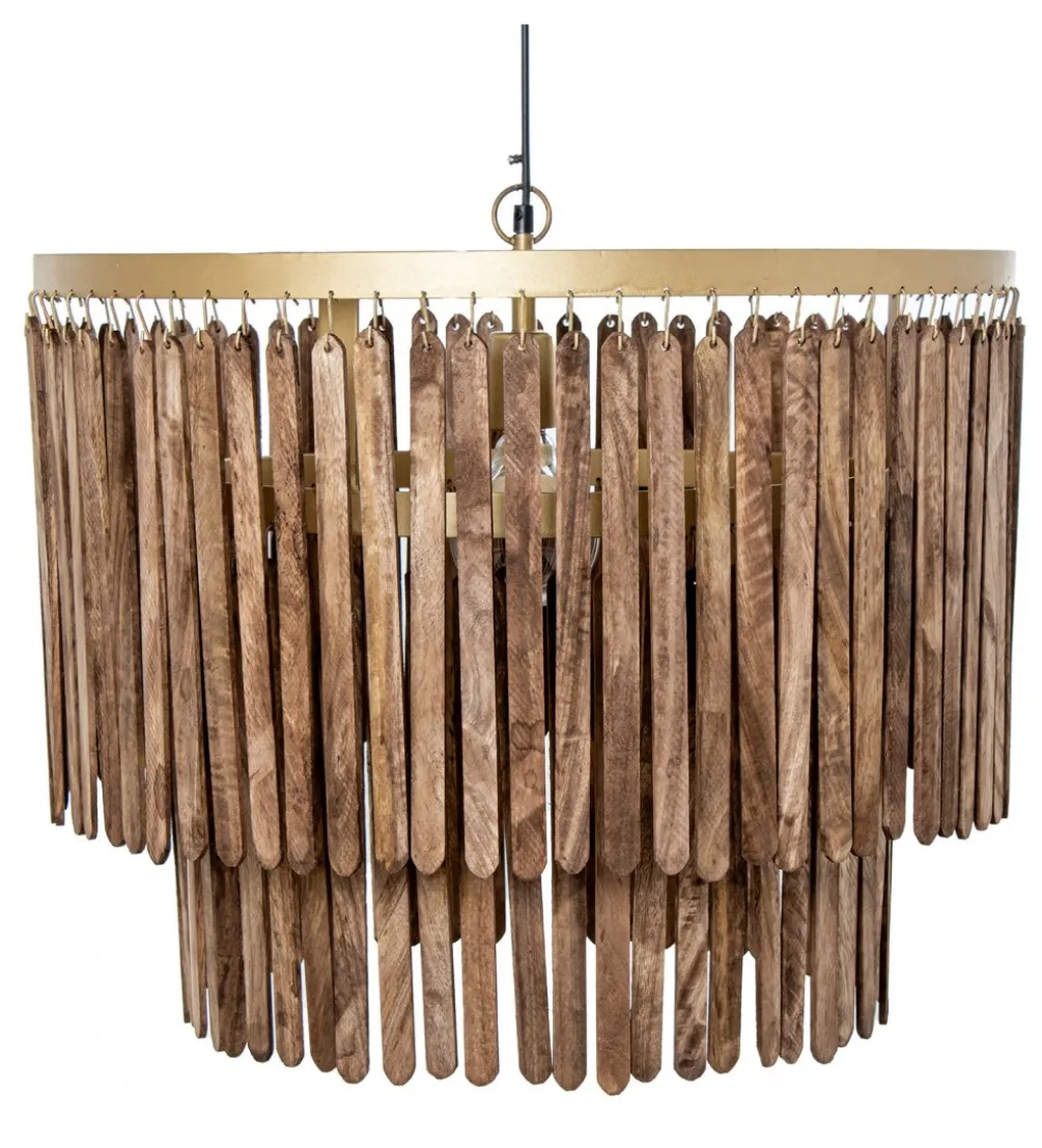 Lampa wisząca BATERA 60 cm naturalna