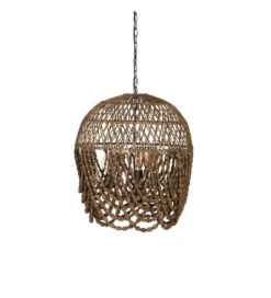 Lampa wisząca BEADINGO 62 cm naturalny