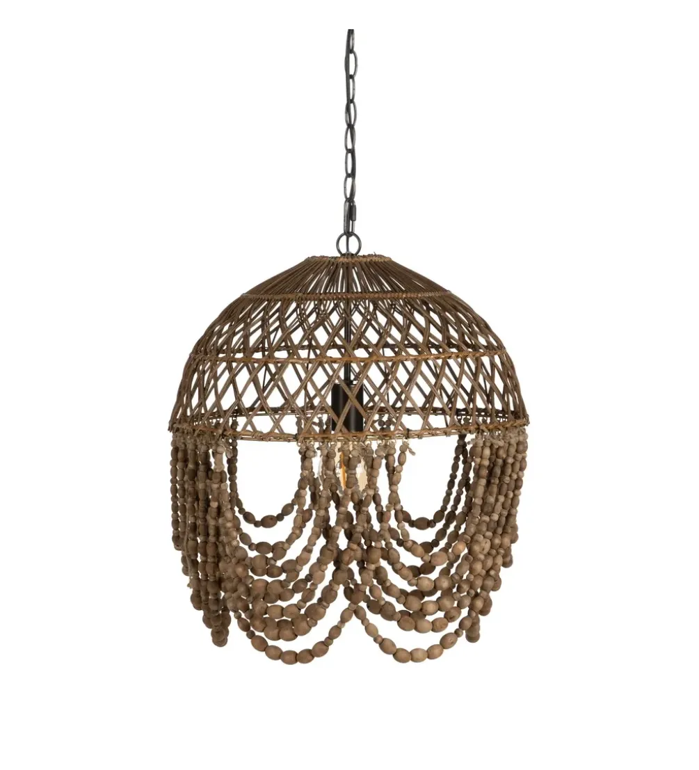Lampa wisząca BEADINGO 52 cm naturalny