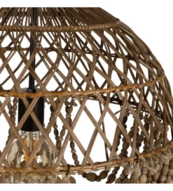 Lampa wisząca BEADINGO 52 cm naturalny