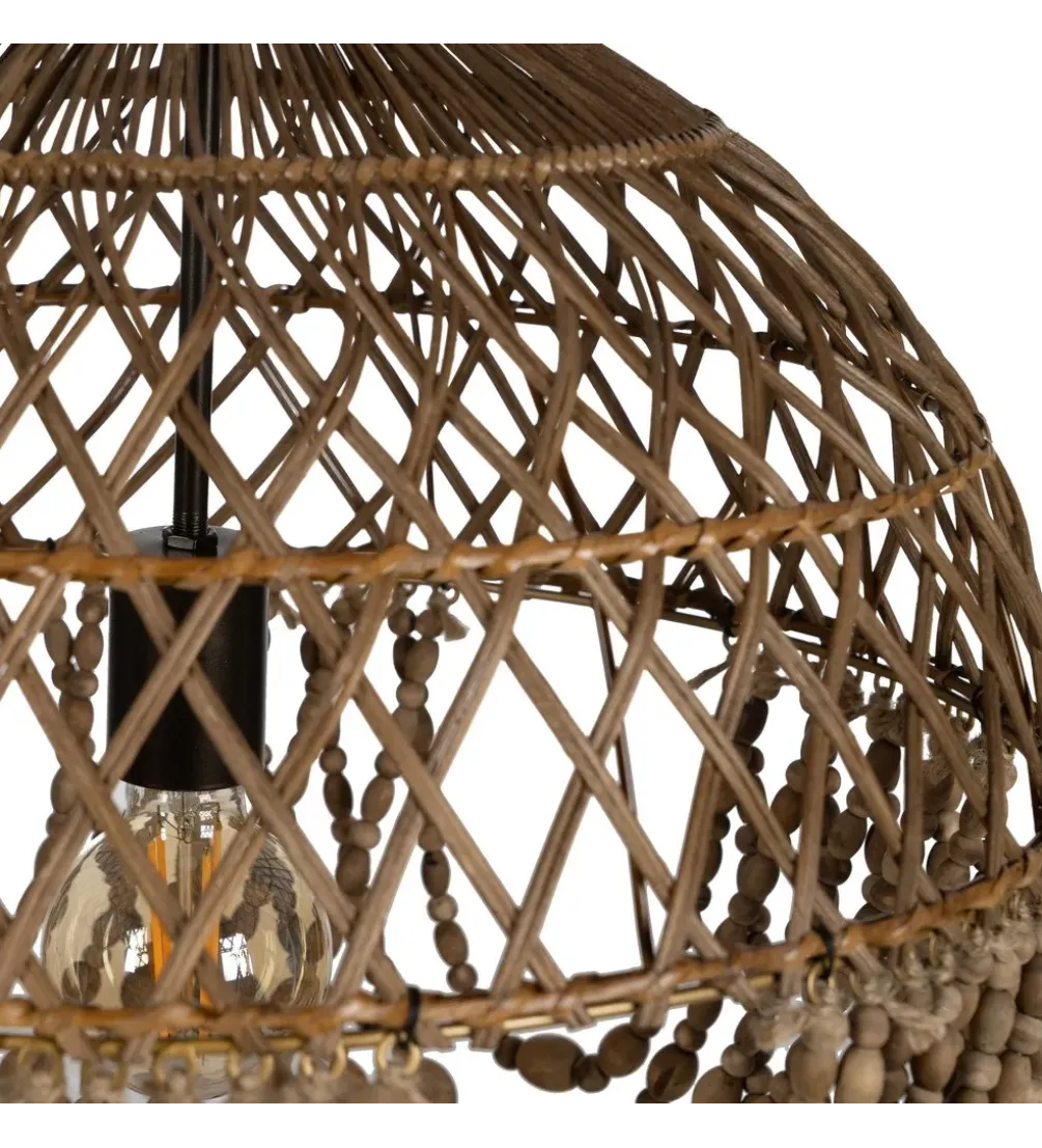 Lampa wisząca BEADINGO 52 cm naturalny