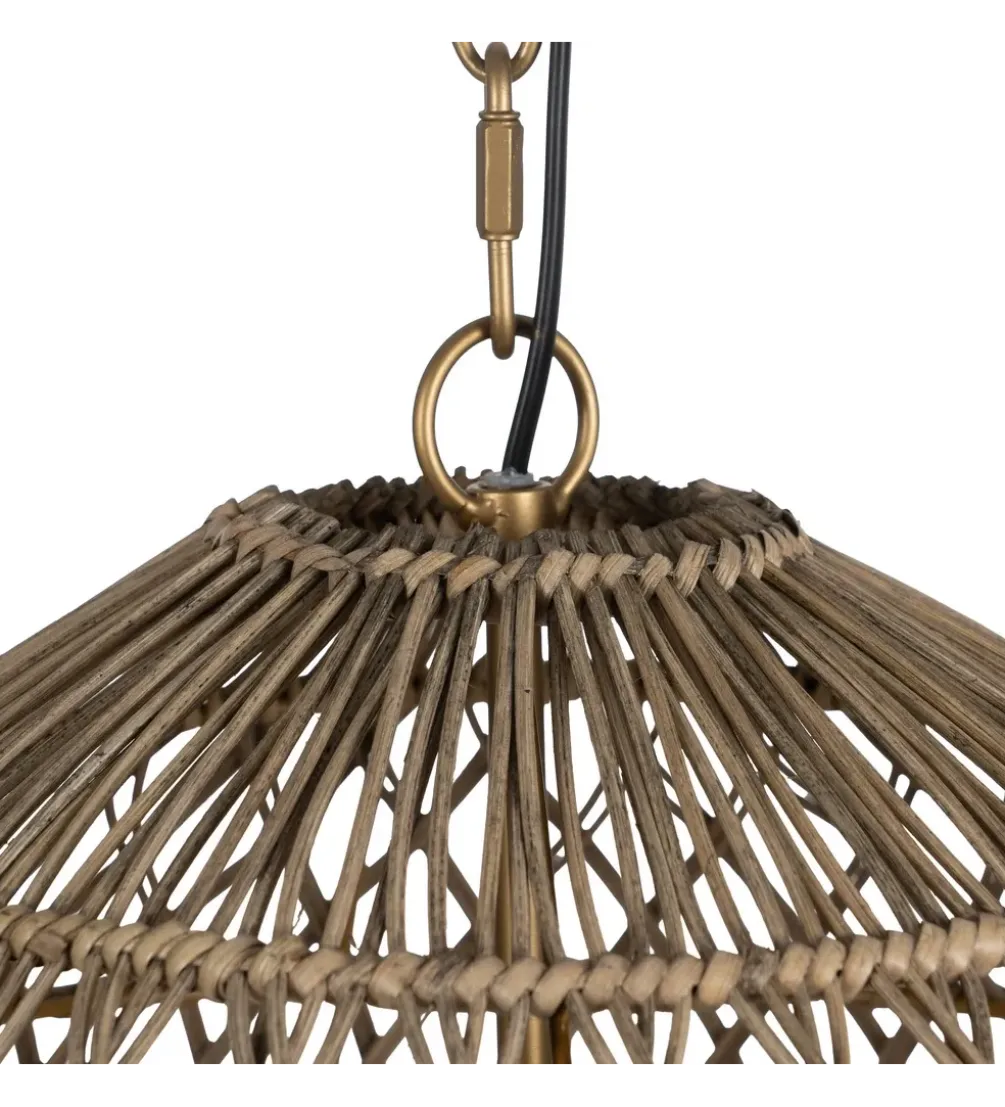 Lampa wisząca BEADINGO 71 cm naturalny