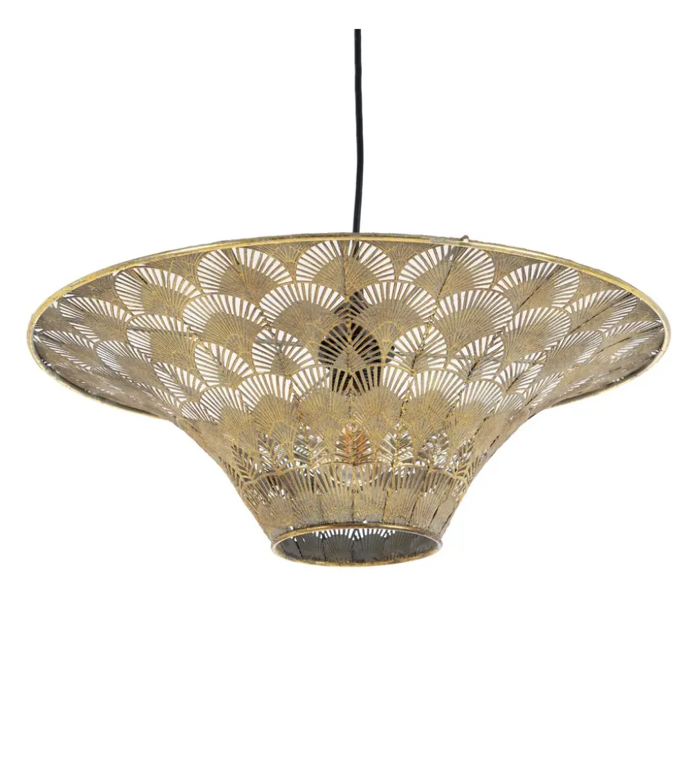 Lampa wisząca BOCELIN 47 cm złota srebrna