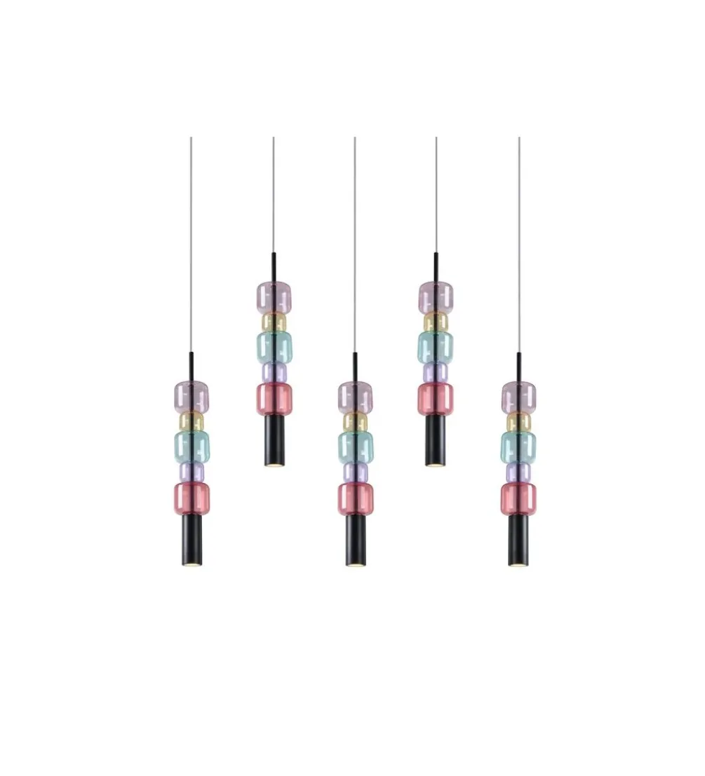 Lampa wisząca CANDY BAR 100 cm wielokolorowa
