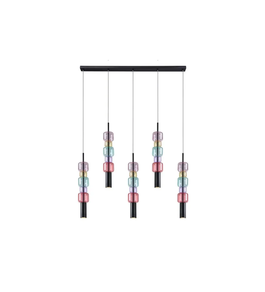 Lampa wisząca CANDY BAR 100 cm wielokolorowa
