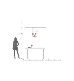 Lampa wisząca CAPPELLI 50 cm