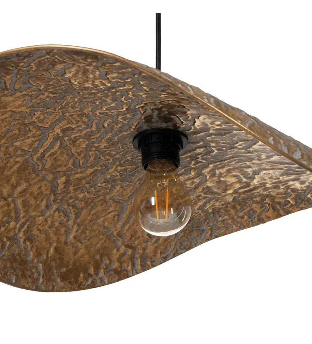 Lampa wisząca CEARPIN 51 cm antyczne złoto