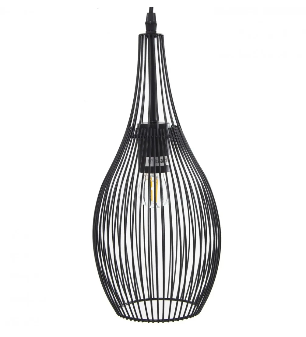 Lampa wisząca CEILING 17 cm czarna