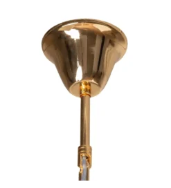 Lampa wisząca CELINK 80 cm złoto szara