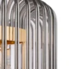 Lampa wisząca CELINK 50 cm złoto szara