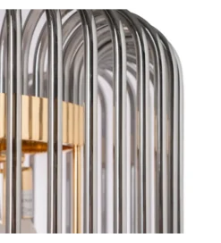 Lampa wisząca CELINK 50 cm złoto szara