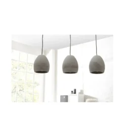 Lampa wisząca Cement grau 3er Beton