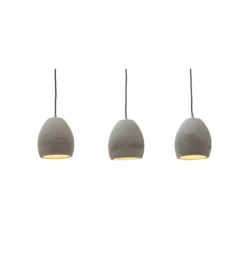 Lampa wisząca Cement grau 3er Beton