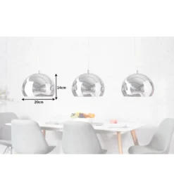 Lampa Wisząca Chromagon 3 Chrom