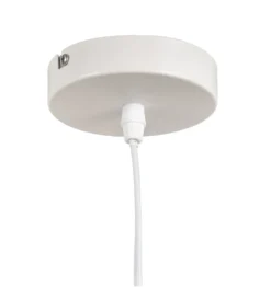 Lampa wisząca CLOUDI 40 cm Pióro biała