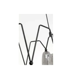Lampa wisząca COLUMBO 58 cm czarna